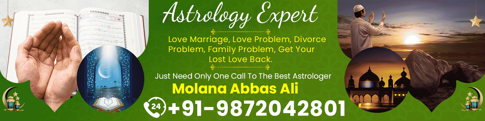 Astrologer Molana Abbas Ali +91-9872042801
